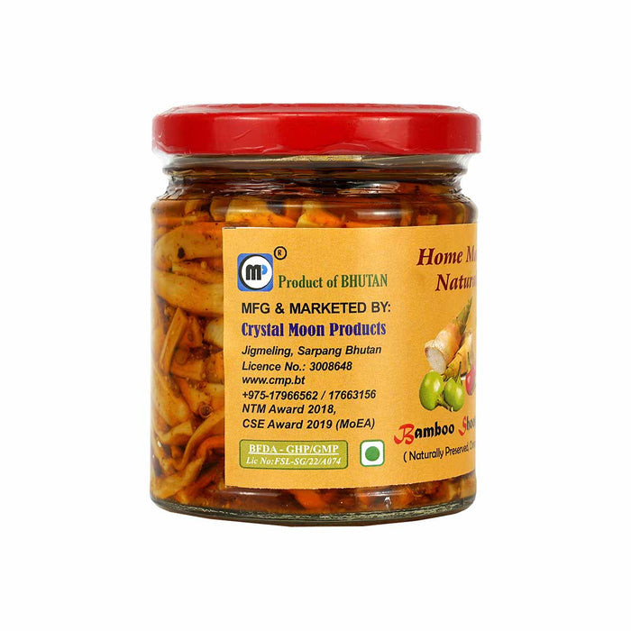 Home Made Natural Bamboo Shoot Pickle, Crystal Moon Products, 200 gm