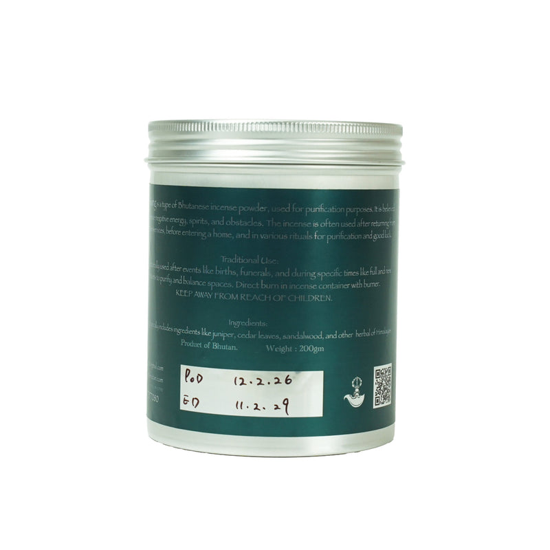 Dakini Bhutan - Drip Sang Purification Incense Powder