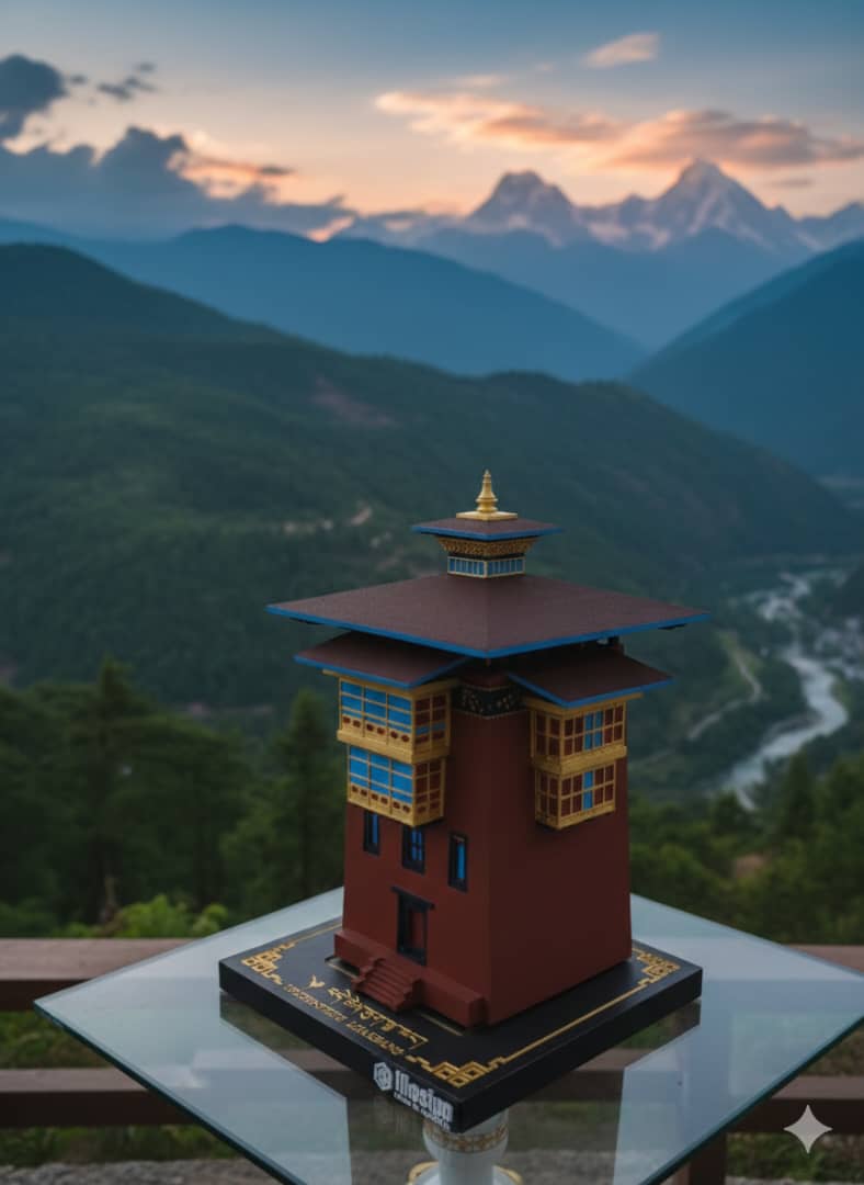 3D Printed Dechenphu Lhakhang