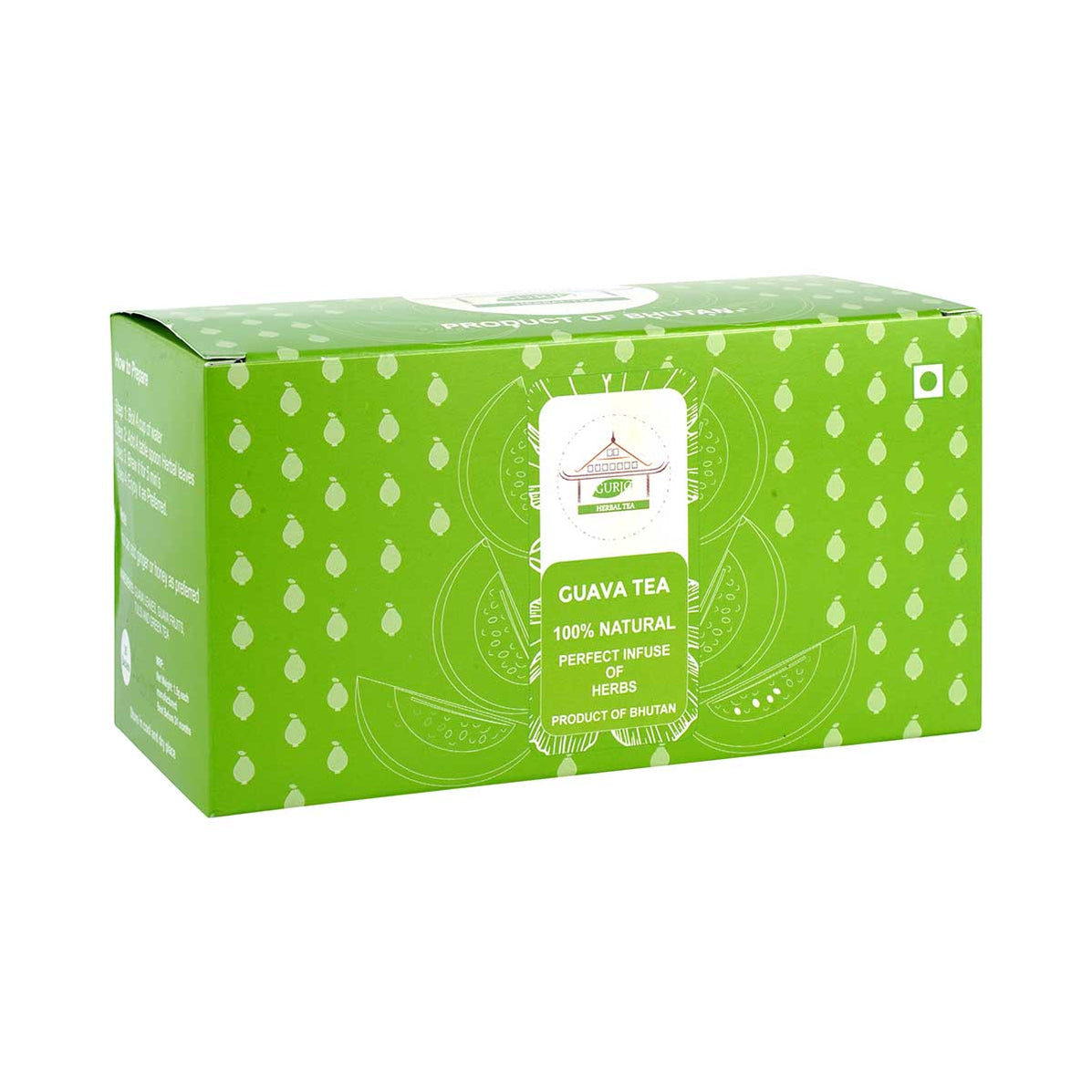 Gurjo Morning with mint Tea,25 sachets, 37.5g, Gurjo Herbal Tea ...