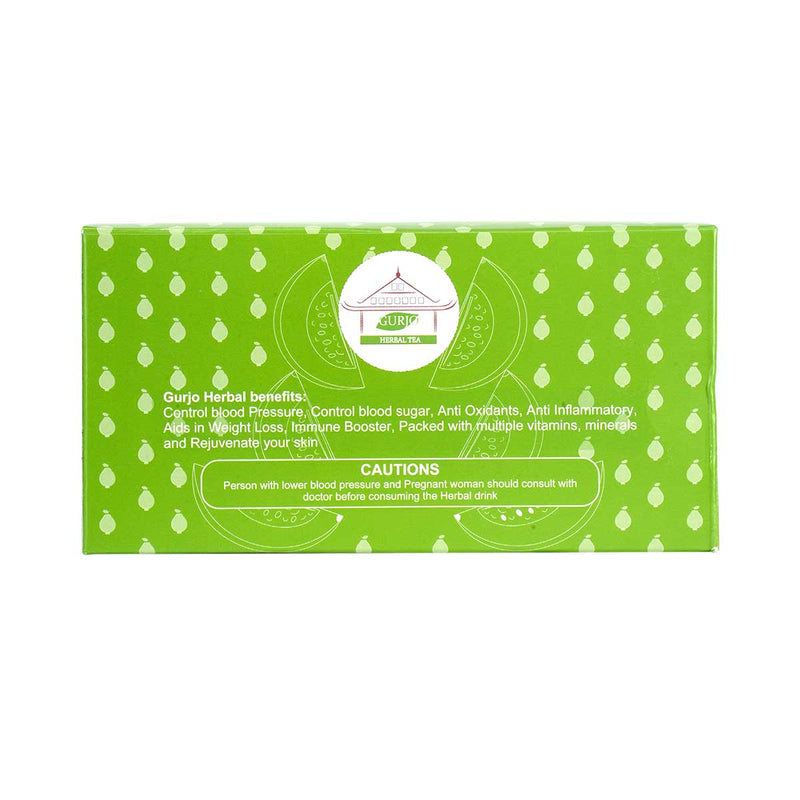 Gurjo Morning with mint Tea,25 sachets, 37.5g, Gurjo Herbal Tea