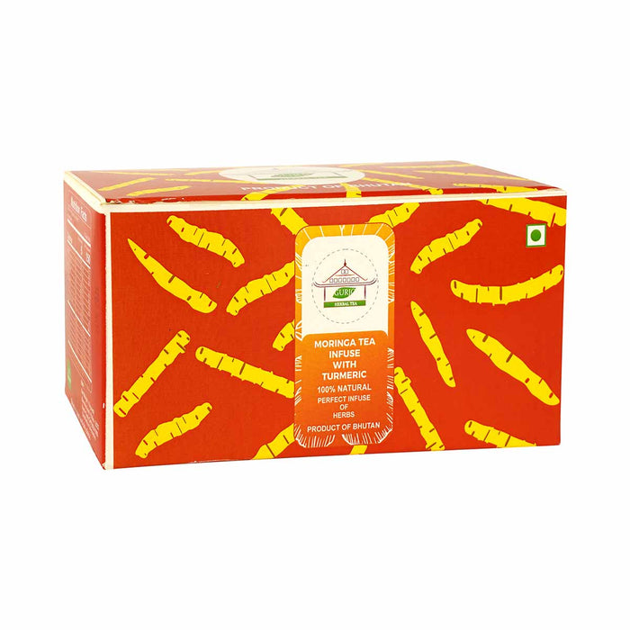 Tulsi Lemon Tea, Moringa Tea infused with Turmeric, Gauva Tea, Avocado tea, Moringa infused with Mint, 25 sachets, 37.5g,Gurjo Herbal Tea