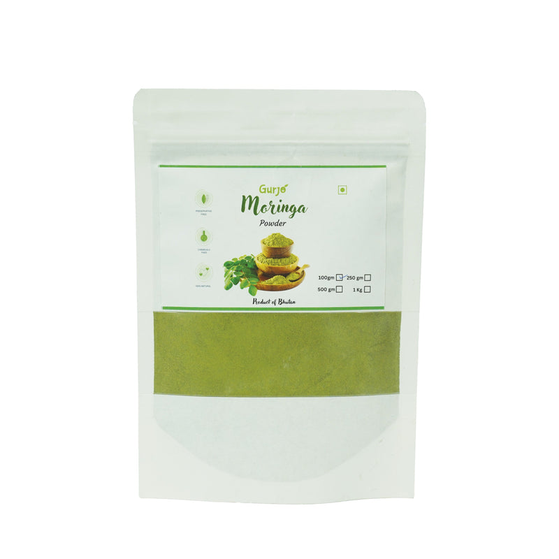 Gurjo Moringa Powder - Organic Bhutanese Superfood