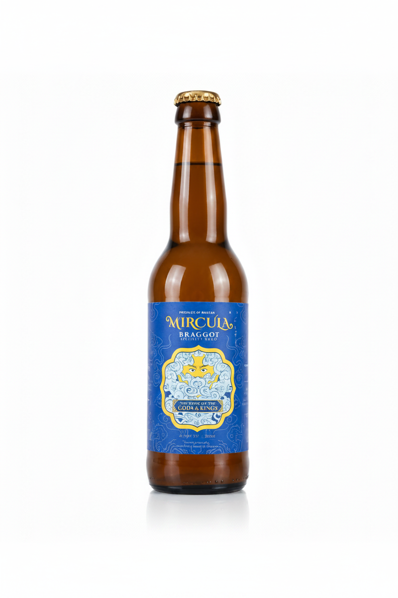 Mircula Braggot Specialty Mead – AI generated product image