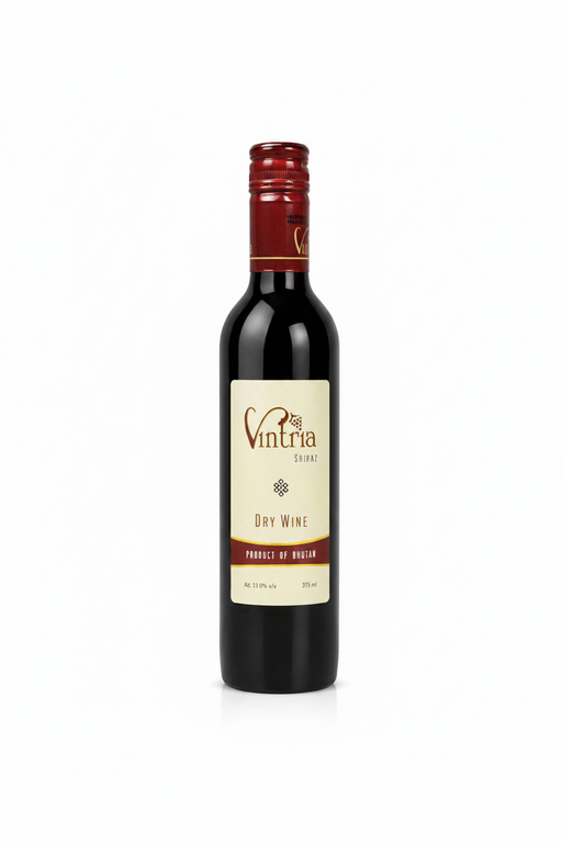 Vintria Shiraz Dry Wine – Professional product photo