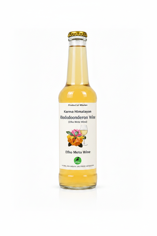 Karma Himalayan Rhododendron Wine – AI generated product image