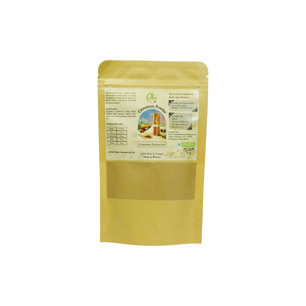 Cinnamon Powder 100g - 100% Pure Cinnamon Zeylanicum | Jinlab — Druksell.bt