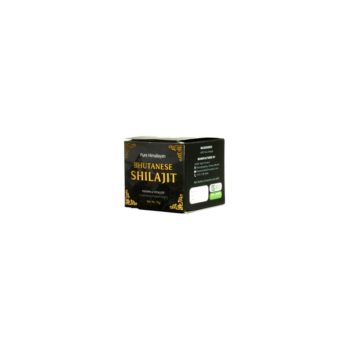 Jinlab Pure Himalayan Bhutanese Shilajit – For Vigour &amp; Vitality (Net Wt. 35g) Jinlab Argo Products