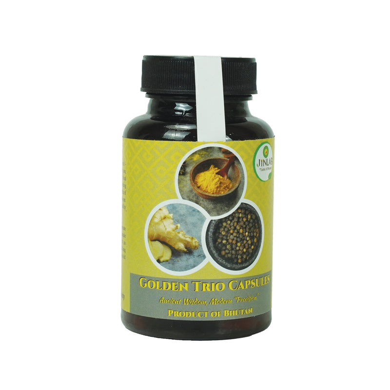 Golden Trio Capsules - Turmeric, Ginger & Black Pepper