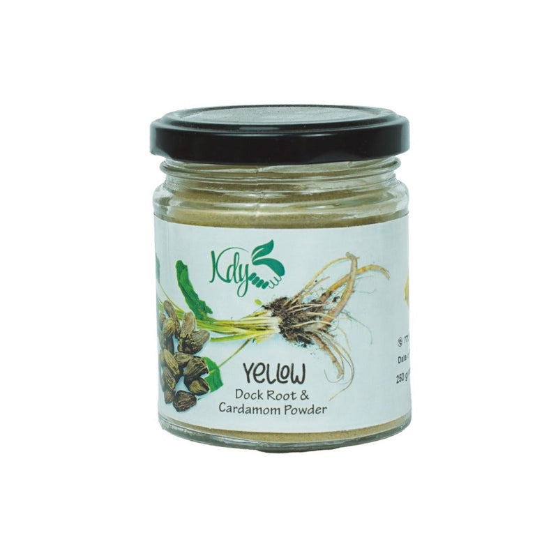 KDY Yellow Dock Root & Cardamom Powder – Herbal Wellness Infusion