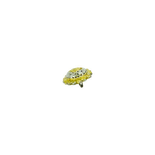 The Golden Bloom: Tone Bhutanese Koma Brooch, Gyencha jewelry
