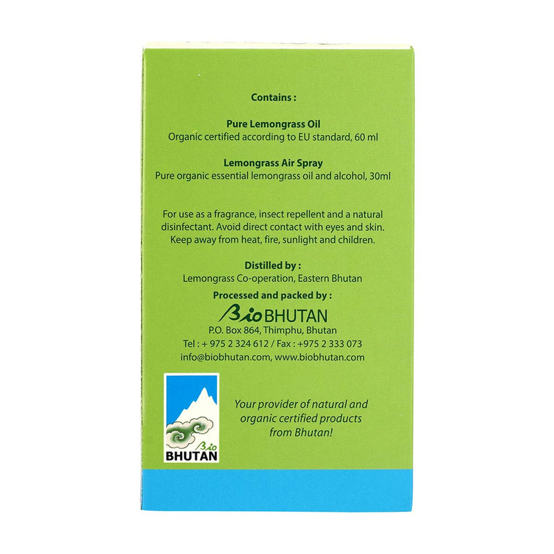 Bhutan lemongrass oil and spray gift pack | druksell