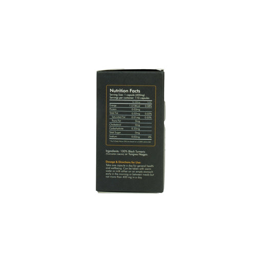 Tsheringma Black Turmeric Capsules – Pure Supplement from Bhutan (110 Capsules)