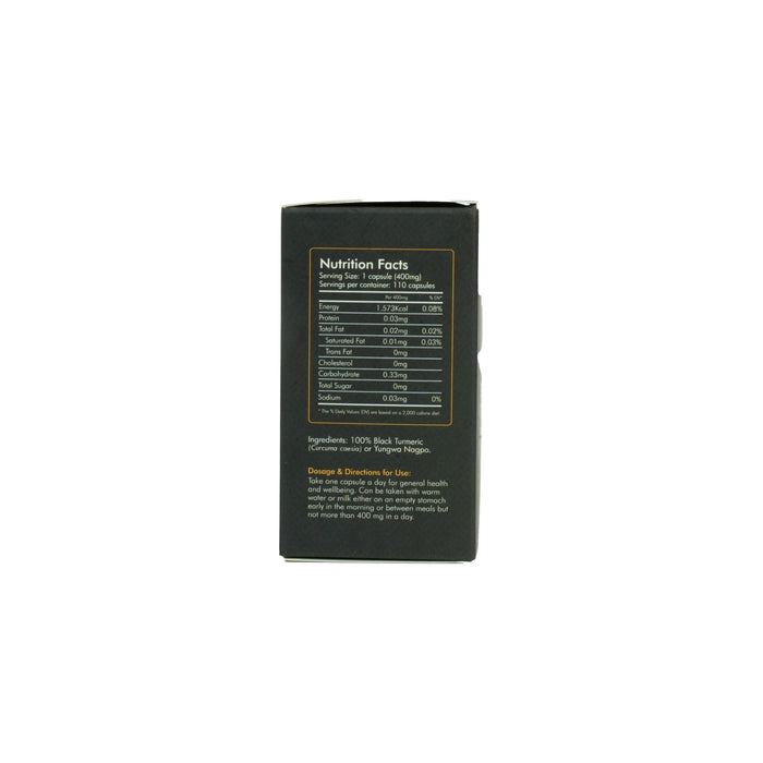 Tsheringma Black Turmeric Capsules – Pure Supplement from Bhutan (110 Capsules)