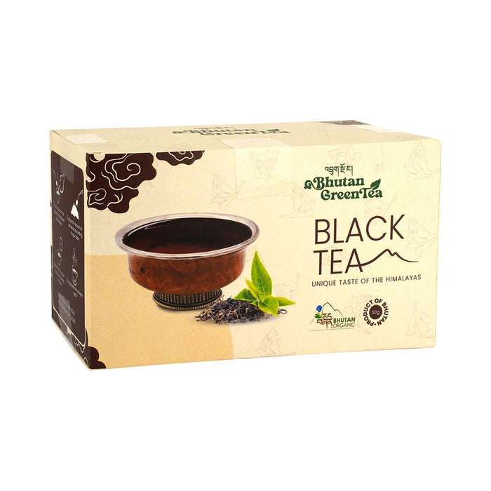 Black Tea, Bhutan Green Tea, 50g, Box, Samdrupcholing Zangja Tshongley Detshen