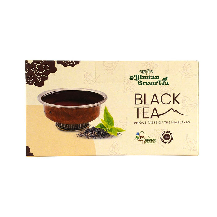 Black Tea, Bhutan Green Tea, 50g, Box, Samdrupcholing Zangja Tshongley Detshen