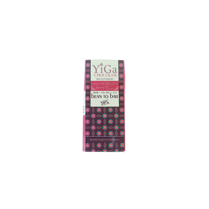 Divine Tabet, Mountain Dark Hazelnuts Chocolate, Bhtanese Organic Single Origin Vegan Chocolate Bar