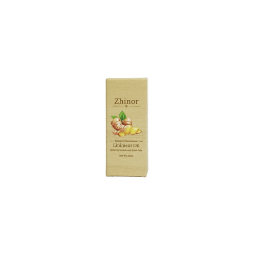 Zhinor Zingiber Cassumunar Liniment Oil – Relieves Muscle and Joint Pain (Net Wt. 60ml)