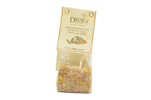 Himalayan Salt mix Blend with organic flowers and Parsley - Druksell.com