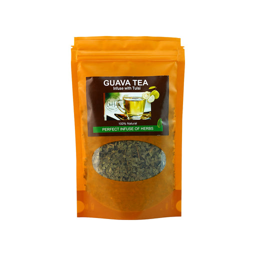 Guava Tea Infused with Tulsi, 100% Natural Infusion of Herbs - Gurjo Herbal Tea |Druksell.com