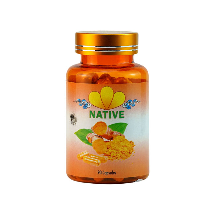 Native Turmeric Capsules 500mg Turmeric Powder per Capsule, Native Turmeric, 100% organic Bhutanese | Druksell.com