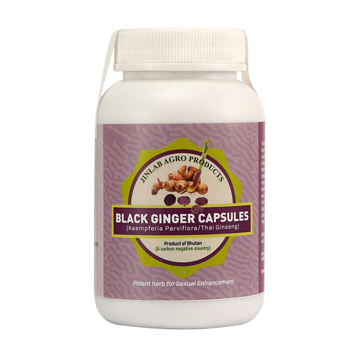 Black Ginger Capsules (Kaempfera Parviflora/Thai Ginseng), Jinlab Argo Products, Potent Herb for Sexual Enhancement | Druksell.com