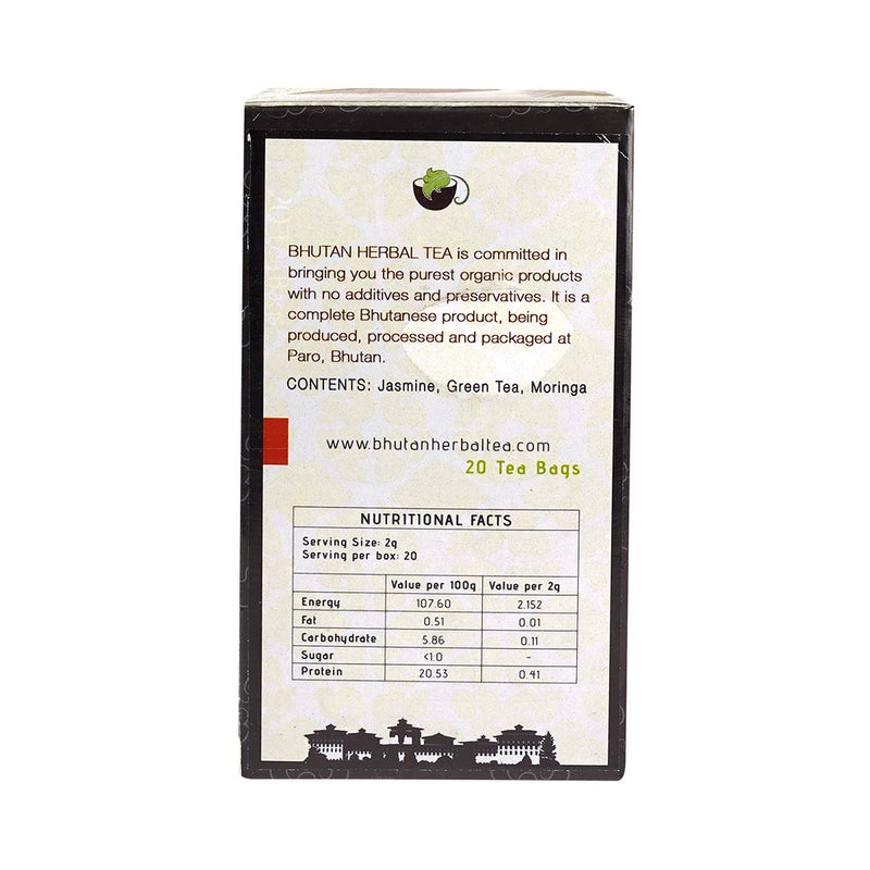 Jasmine Moringa Infusion | Bhutan Herbal Tea | Druksell