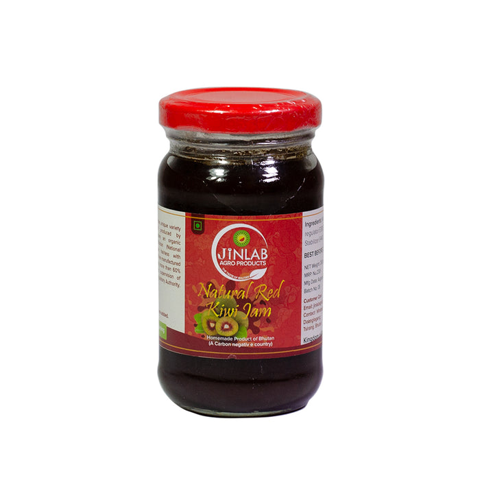 Natural Red Kiwi Jam, 250g, Jinlap Agro Products, Natural, Fresh, Organic, Bhutanese kiwi, kiwi from Bhutan, himalayan kiwi, asian kiwi, local kiwi