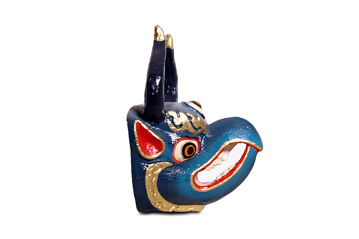 Bhutan Garuda mask | Special mask from Bhutan | Garuda or Jachung ...