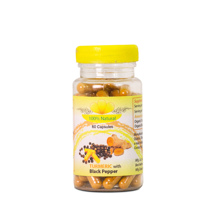 Turmeric with black pepper capsules - Druksell.com