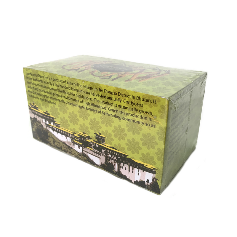 cordyceps green tea from bhutan | druksell