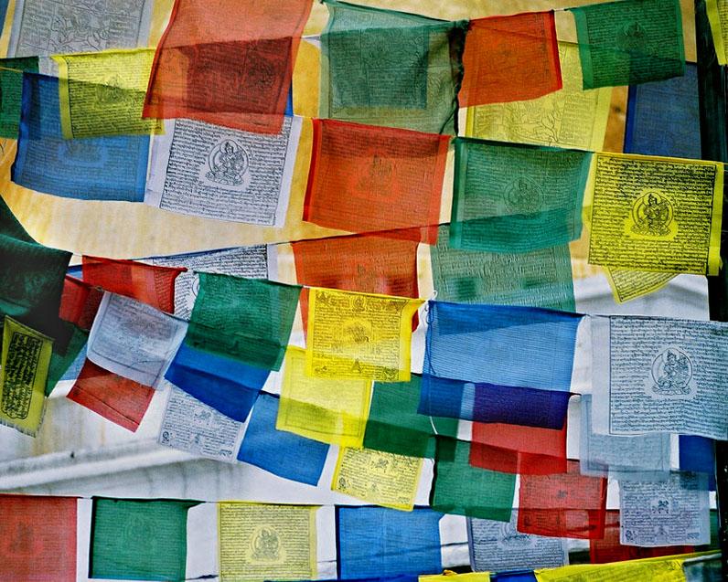 Large Windhorse Prayer Flags - Druksell.com