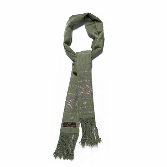 Scarf in traditional (Light Green), Lucky Creation